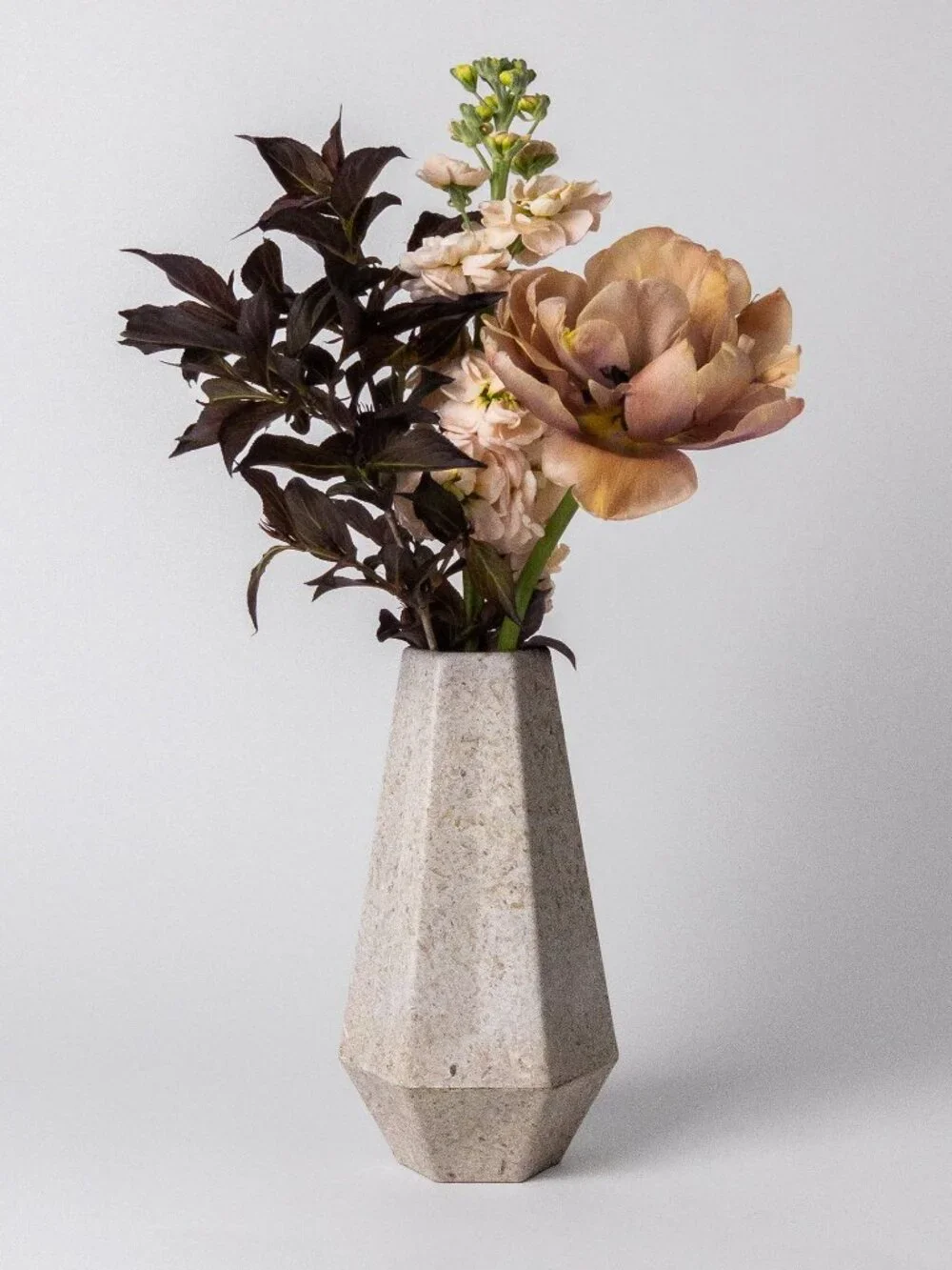 Kanso Designs KS Rice Husk Geometric Vase 8